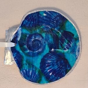 Royal Blue Shell SHELL Christmas Ornament (Handcrafted)